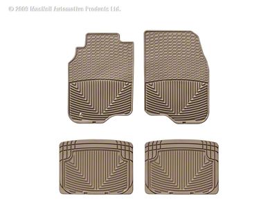 WT Rubber Mats - Rear - Tan - W89TN-W20TN