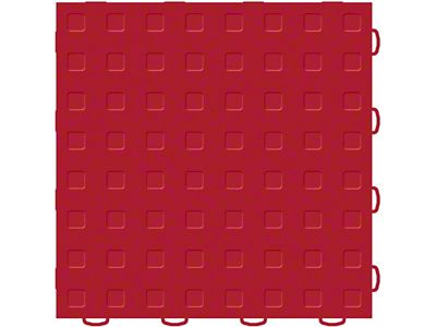 Weathertech 12in x 12in Solid Floor Tile w/ Raised - 51T1212SS RD