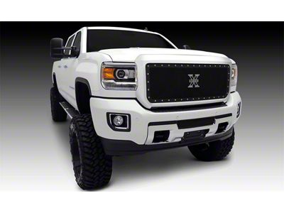 T-REX Grilles X-Metal Series Formed Mesh Grille; Small Mesh; Mild Steel; Black; 1 Pc; Insert; - 6712111