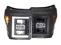 Morimoto XB Hybrid LED Headlights: Ford Super Duty 11-16 Pair / ASM - LF553