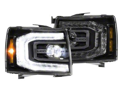 Morimoto XB LED Headlights: Chevy Silverado 07-13 Pair / ASM / Gen II - LF540.2-ASM