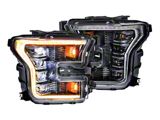 Morimoto XB LED Headlights: Ford F150 15-17 Pair / ASM / Amber DRL Gen 2 - LF502-A.2-ASM