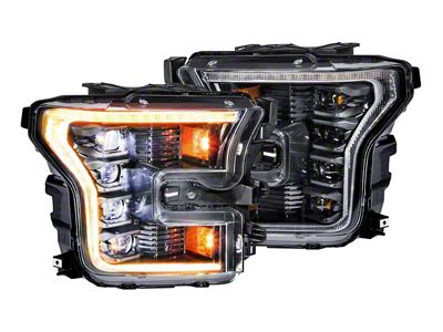 Morimoto XB LED Headlights: Ford F150 15-17 Pair / ASM / Amber DRL Gen 2 - LF502-A.2-ASM