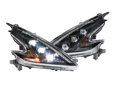 Morimoto XB LED Headlights: Nissan 370Z 09-20 Pair / ASM / LHD - LF474-ASM