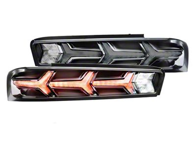Morimoto XB LED Tails: Chevrolet Camaro 16-18 Pair / Lambo / Red - LF400