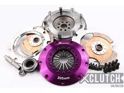 X-Clutch 01-03 BMW 325Ci Base 2.5L 8in Twin Solid Ceramic - XKBM20530-2E