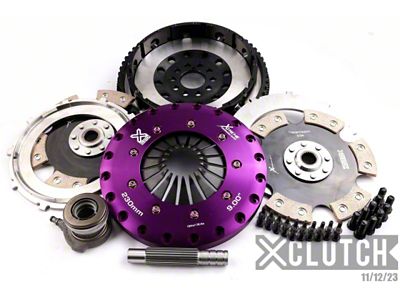 X-Clutch 05-07 Volvo S40 T5 2.5L 9in Twin Solid Ceramic - XKFD23648-2E