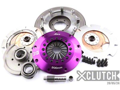 X-Clutch 87-91 Mazda RX-7 Turbo 1.3L 8in Twin Solid Ceramic - XKMZ20526-2E