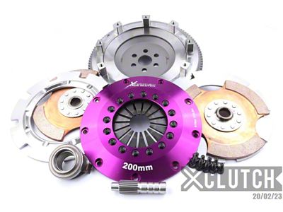 X-Clutch 89-94 Mazda 323 1.8L 8in Twin Solid Ceramic Clutch - XKFD20523-2E