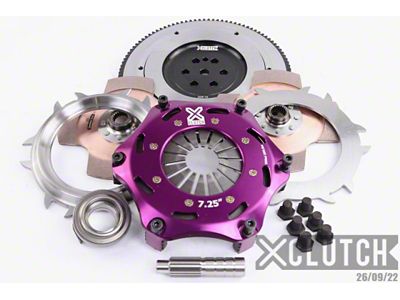 X-Clutch 90-92 Eagle Talon 2.0L 7.25in Twin Solid Ceramic Clutch - XKMI18525-2E