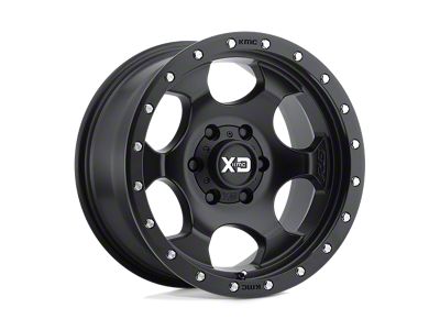 XD RG1 Satin Black with Reinforcing Ring Wheel; 17x9; -12mm Offset