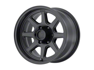 XD Turbine Satin Black Wheel; 17x9; 18mm Offset; 6x120mm Bolt Pattern; 83.06mm Hub Bore