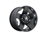 XD Rockstar Matte Black Wheel; 18x9; 0mm Offset