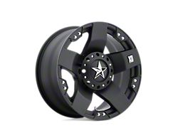 XD Rockstar Matte Black Wheel; 18x9; 0mm Offset; 5x139.7/5x150mm Bolt Pattern; 110.10mm Hub Bore