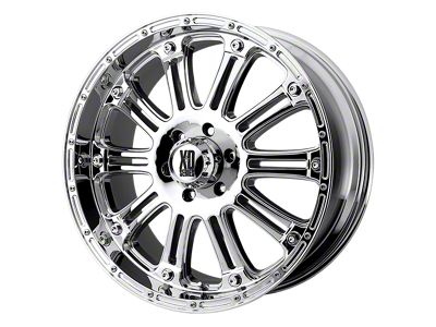 XD Hoss Chrome Wheel; 20x9; 18mm Offset; 8x170mm Bolt Pattern; 125.10mm Hub Bore