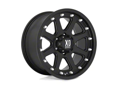 XD Addict Matte Black Wheel; 17x9; 18mm Offset