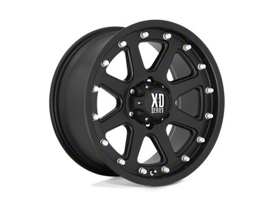 XD Addict Matte Black Wheel; 18x9; -12mm Offset