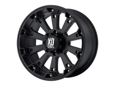 XD Misfit Matte Black Wheel; 22x10; -24mm Offset; 6x139.7mm Bolt Pattern; 106.10mm Hub Bore