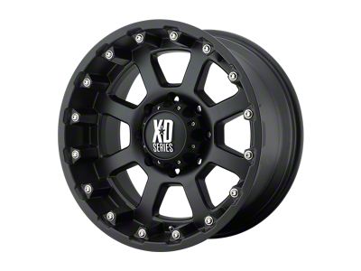 XD Strike Matte Black Wheel; 17x9; -24mm Offset; 6x135mm Bolt Pattern; 87.10mm Hub Bore