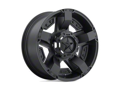 XD Rockstar II Matte Black Wheel; 20x10; -24mm Offset; 5x127/5x139.7mm Bolt Pattern; 78.10mm Hub Bore