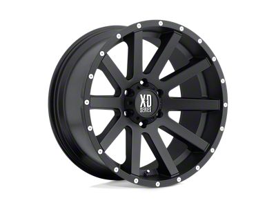 XD Heist Satin Black Wheel; 20x10; -24mm Offset