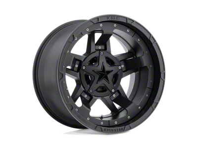XD Rockstar III Matte Black Wheel; 18x9; 0mm Offset; 5x139.7/5x150mm Bolt Pattern; 110.10mm Hub Bore