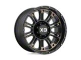 XD Hoss II Satin Black Machined Dark Tint Wheel; 20x10; -24mm Offset; 8x180mm Bolt Pattern; 124.20mm Hub Bore