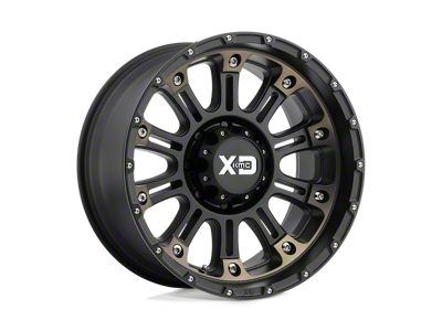 XD Hoss II Satin Black Machined Dark Tint Wheel; 20x9; -12mm Offset