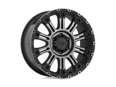 XD Hoss II Satin Black Machined Gray Tint Wheel; 20x10; -24mm Offset