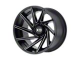 XD Cyclone Satin Black Milled Wheel; 20x10; -18mm Offset; 8x165.1mm Bolt Pattern; 125.10mm Hub Bore