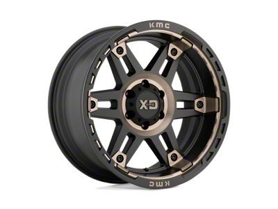 XD Spy II Satin Black Dark Tint Wheel; 20x10; -18mm Offset