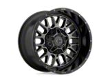 XD Snare Gloss Black with Gray Tint Wheel; 20x10; -18mm Offset