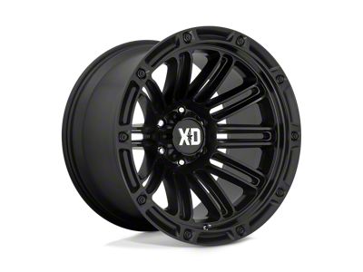 XD Double Deuce Satin Black Wheel; 20x12; -44mm Offset