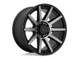 XD Outbreak Satin Black with Gray Tint Wheel; 20x10; -18mm Offset; 6x139.7mm Bolt Pattern; 106.10mm Hub Bore