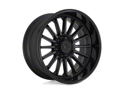 XD Whiplash Gloss Black with Gray Tint Wheel; 20x10; -18mm Offset; 8x170mm Bolt Pattern; 125.10mm Hub Bore