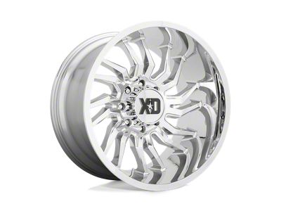 XD Tension Chrome Wheel; 22x10; -18mm Offset; 8x170mm Bolt Pattern; 125.10mm Hub Bore