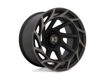 XD Onslaught Satin Black with Bronze Tint Wheel; 22x12; -44mm Offset