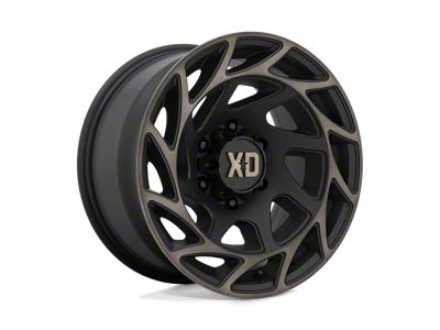 XD Onslaught Satin Black with Bronze Tint Wheel; 22x12; -44mm Offset