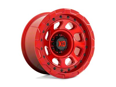XD Storm Candy Red Wheel; 20x10; -18mm Offset