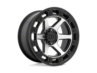 XD Raid Satin Black Machined Wheel; 20x10; -18mm Offset