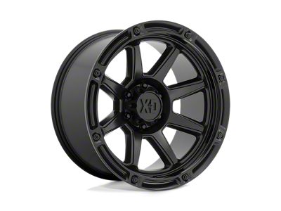XD Titan Satin Black Wheel; 20x10; -18mm Offset; 8x165.1mm Bolt Pattern; 125.10mm Hub Bore