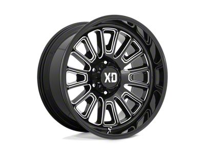 XD Rover Gloss Black Milled Wheel; 22x10; -18mm Offset