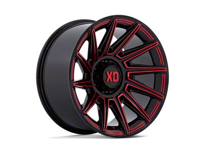 XD Specter Gloss Black with Red Tint Wheel; 20x10; -18mm Offset