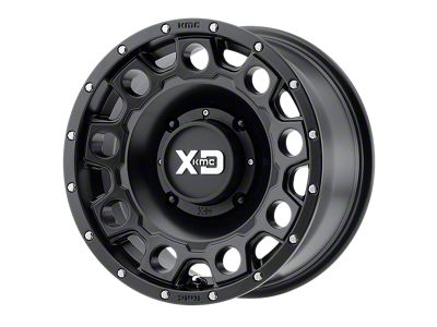 XD Holeshot Satin Black Wheel; 14x7; 10mm Offset; 4x110mm Bolt Pattern; 86mm Hub Bore