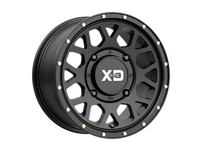 XD Grenade Satin Black Wheel; 15x6; 38mm Offset