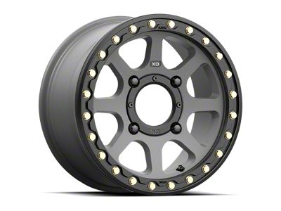 XD Addict 2 Beadlock Satin Gray Wheel; 14x7; 38mm Offset; 4x110mm Bolt Pattern; 86mm Hub Bore