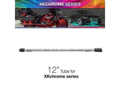 XK Glow 12in Multi Color LED tube for & - XK-4P-T-12