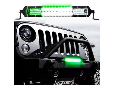XK Glow 2-in-1 LED Light Bar w/ Pure White and - XK063020