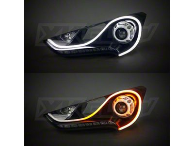 XK Glow 24inch - 2pc Sequential Switchback LED Strip Kit