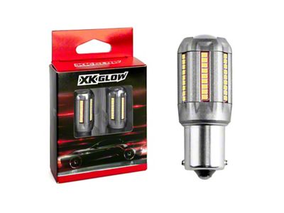XK Glow 2pc Amber 1156 Auto Bulb - XK1156-A